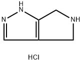 1,4,5,6-Tetrahydropyrrolo[3,4-c]pyrazole hydrochloride Struktur