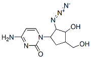4-amino-1-(2-azido-3-hydroxy-4-(hydroxymethyl)cyclopentyl)-2(1H)-pyrimidinone|
