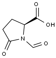 L-Proline, 1-formyl-5-oxo- (9CI) Structure