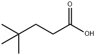 4,4-ジメチルペンタン酸 化学構造式