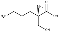 D-Ornithine,  2-(hydroxymethyl)-  (9CI) Struktur