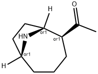 Ethanone, 1-(9-azabicyclo[4.2.1]non-2-yl)-, exo- (9CI),111819-73-9,结构式