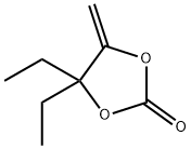 4,4-二乙基-5-亚甲基-1,3-二氧戊环-2-酮,111835-62-2,结构式