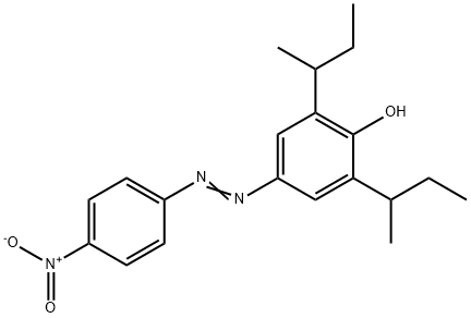 Phenol, 2,6-bis(1-methylpropyl)-4-(4-nitrophenyl)azo-|