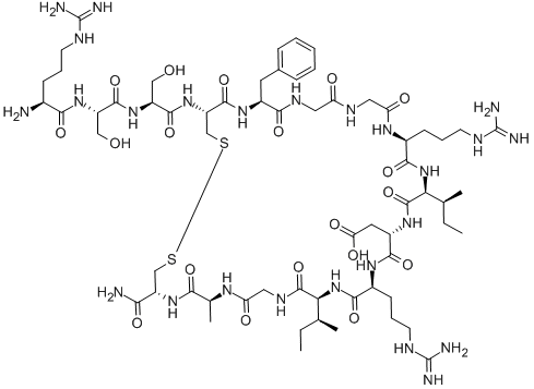C-心房性ナトリウム利尿因子(4-23)【ラット】 化学構造式