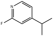 2-氟-4-异丙基吡啶, 111887-69-5, 结构式