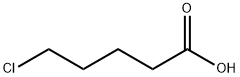 5-クロロ吉草酸 化学構造式