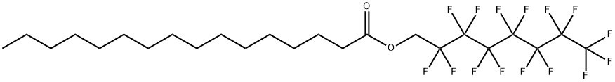 Hexadecanoic acid, 2,2,3,3,4,4,5,5,6,6,7,7,8,8,8-pentadecafluorooctyl  ester,111918-97-9,结构式