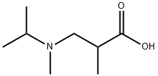 3-[isopropyl(methyl)amino]-2-methylpropanoic acid hydrochloride Struktur