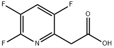 (3,5,6-三氟吡啶-2-基)乙酸, 1119450-11-1, 结构式