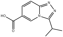 3-isopropyl[1,2,4]triazolo[4,3-a]pyridine-6-carboxylic acid(SALTDATA: FREE)|3-异丙基-[1,2,4]三唑并[4,3-A]吡啶-6-羧酸