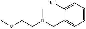 N-(2-溴苄基)-N-(2-甲氧基乙基)-N-甲胺,1119451-23-8,结构式