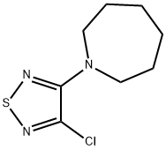 1-(4-chloro-1,2,5-thiadiazol-3-yl)azepane Struktur