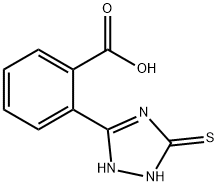 2-(5-thioxo-4,5-dihydro-1H-1,2,4-triazol-3-yl)benzoic acid(SALTDATA: FREE) Struktur