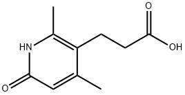 3-(2,4-二甲基-6-氧代-1,6-二氢吡啶-3-基)丙酸, 1119453-13-2, 结构式