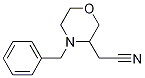 (4-Benzyl-Morpholin-3-yl)-acetonitrile Structure