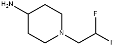 1-(2,2-Difluoro-ethyl)-piperidin-4-ylamine Structure