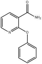 2-フェノキシピリジン-3-カルボオキサミド 化学構造式