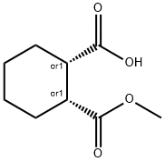 2-甲氧羰基环己烷-1-羧酸, 111955-05-6, 结构式