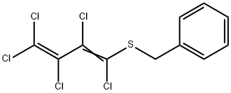 benzylpentachlorobuta-1,3-dienyl sulfide Structure