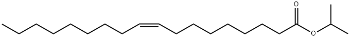 (Z)-9-オクタデセン酸1-メチルエチル 化学構造式