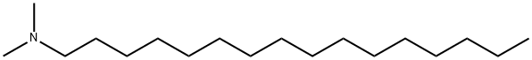 Hexadecyldimethylamine Struktur