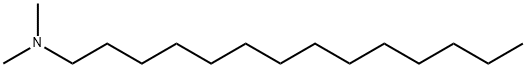 十四烷基二甲基叔胺,112-75-4,结构式