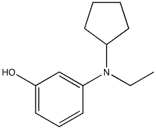 m-(N-Cyclopentyl-N-ethylamino)phenol,112008-25-0,结构式