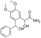 Benzeneacetamide,  -alpha--hydroxy-2-(hydroxyphenylmethyl)-4,5-dimethoxy- 化学構造式