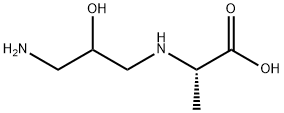 L-Alanine, N-(3-amino-2-hydroxypropyl)- (9CI) Structure