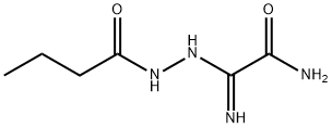 Butanoic  acid,  2-(2-amino-1-imino-2-oxoethyl)hydrazide 化学構造式