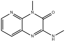 Pyrido[2,3-b]pyrazin-3(4H)-one, 4-methyl-2-methylamino- (6CI),112072-67-0,结构式