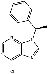 6-CHLORO-9-(1-PHENYL-ETHYL)-9H-PURINE Structure