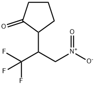 2-(1-TRIFLUOROMETHYL-2-NITROETHYL)CYCLOPENTANONE Structure