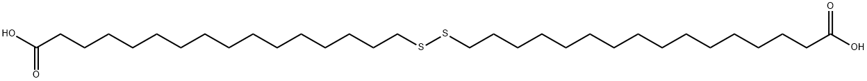 16-羧基十六烷基二硫化物 结构式
