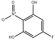 4-FLUORO-2,6-DIHYDROXYNITROBENZENE 化学構造式