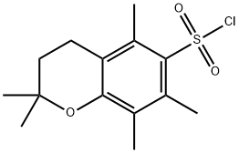 2,2,5,7,8-五甲基苯并二氢吡喃-6-磺酰氯, 112160-39-1, 结构式