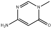 6-氨基-3-甲基嘧啶-4(3H)-酮, 1122-46-9, 结构式