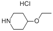 4-エトキシピペリジン塩酸塩 化学構造式