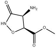 5-Isoxazolidinecarboxylicacid,4-amino-3-oxo-,methylester,(4S-cis)-(9CI) 化学構造式