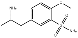 5-(2-Aminopropyl)-2-methoxybenzenesulfonamide Struktur