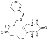 Biotin-[2-(2-pyridyldithio)ethylamide] Struktur