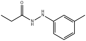 Propanoic  acid,  2-(3-methylphenyl)hydrazide,112252-48-9,结构式