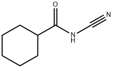 Cyclohexanecarboxamide, N-cyano- (9CI) Struktur