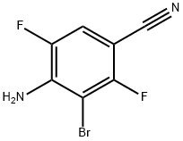 4-AMINO-3-BROMO-2,5-DIFLUOROBENZONITRILE Structure