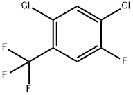 2,4-二氯-5-氟三氟甲苯, 112290-01-4, 结构式