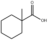 1-甲基-1-环已羧酸,1123-25-7,结构式