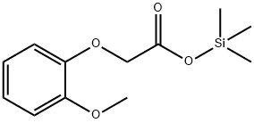 Trimethylsilyl (2-methoxyphenoxy)acetate Structure