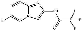 2,2,2-三氟-N-(6-氟咪唑并[1,2-A]吡啶-2-基)乙酰胺, 1123163-33-6, 结构式