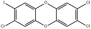 2-iodo-3,7,8-trichlorodibenzo-4-dioxin Structure